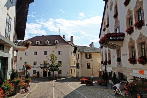 Ortszentrum im Vinschgau