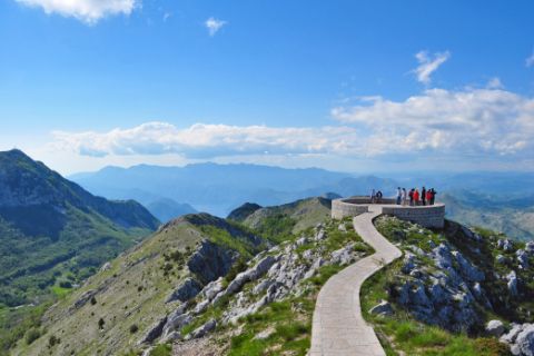 Scenic views during your hike in Montenegro