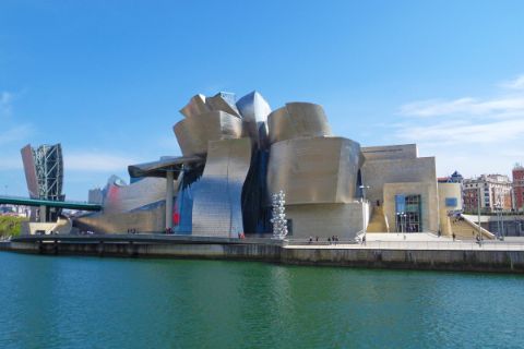 Artful building in Bilbao