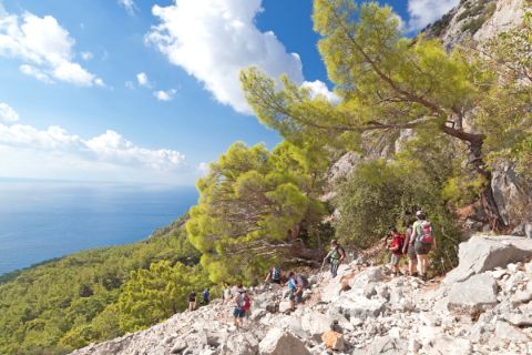 Coastal hiking at the Lycian Path