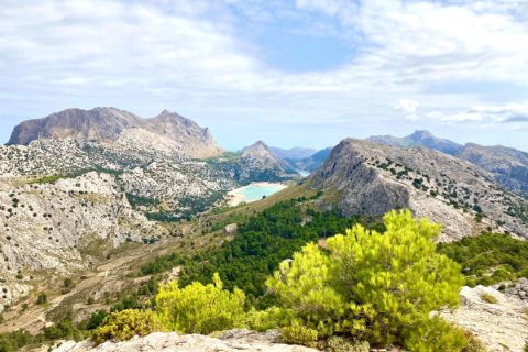 Wandern auf Mallorca: Ausblick vom Puig de l'Ofre