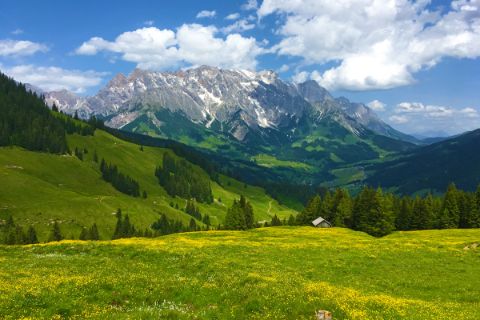 Bergpanorama in den Bayrischen und Salzburger Alpen
