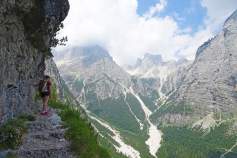 Ausblick auf die Brenta Dolomiten
