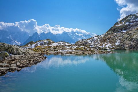 Lac Blanc on Mont Blanc