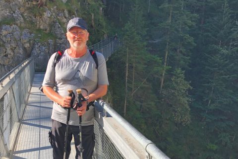 Herr Osvin Nöller auf der Wanderreise rund um die Zugspitze