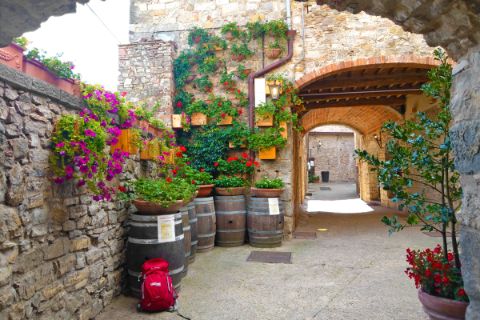 Wandern und Wein in der Toskana