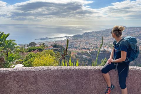 Ausblick beim Wandern auf Madeira