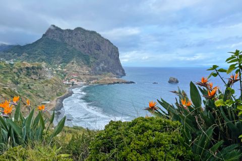 Hiking along the norther coast of Madeira