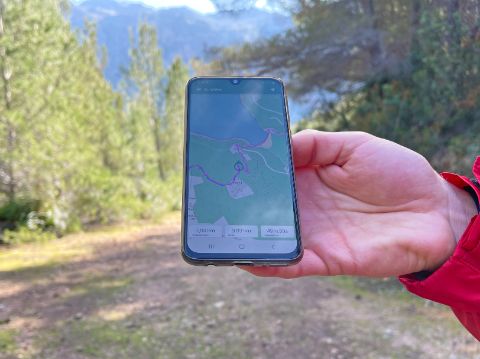 GPS and app for better orientation on our hiking tours