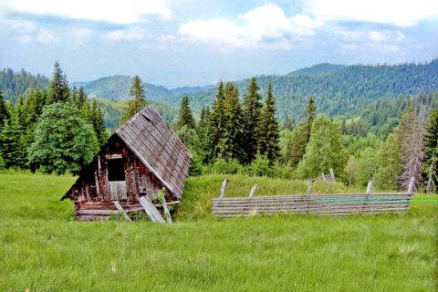 Charming countryside in Transylvania