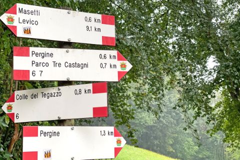Signposts in Levico
