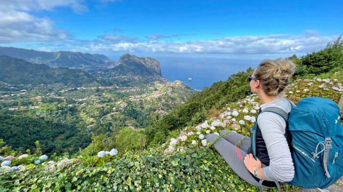 Wanderer auf Madeira