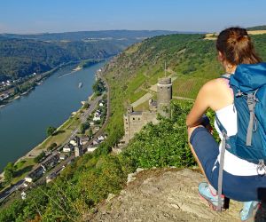 Wanderer am Rheinsteig