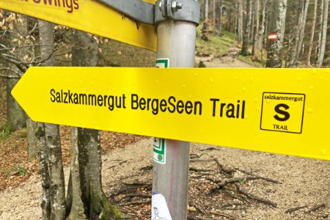 BergeSeen Trail signpost