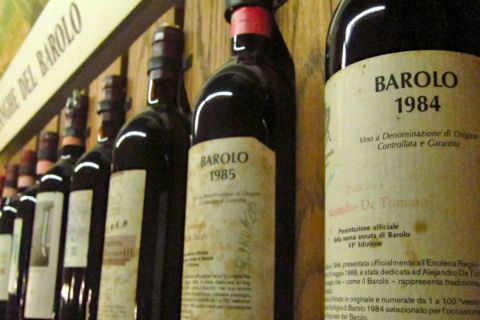 Barolo Weinflaschen