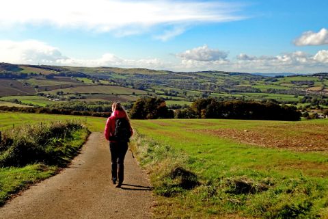 Beautiful hiking paths in Cotswolds