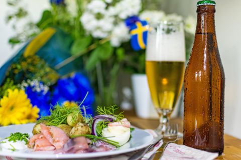 Schwedisches Gericht Klämma mit Surströmming