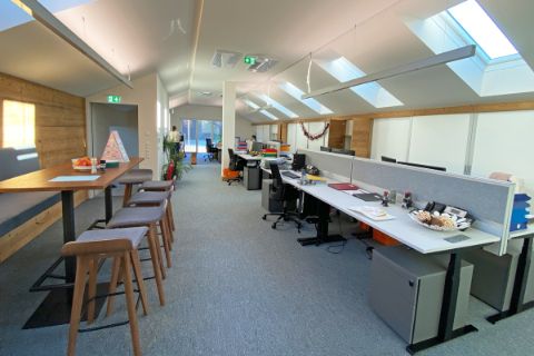 Our Eurohike office with a lot of natural light