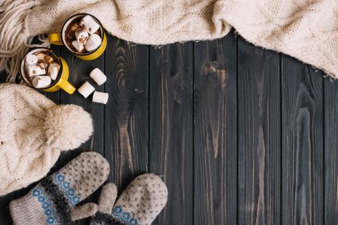Relaxation at home and experience Hygge