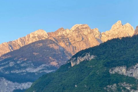Mountain panorama Merano - Lake Garda
