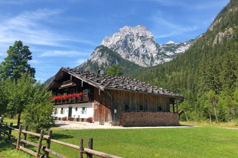 Alpine hut in Berchtesgadener Land