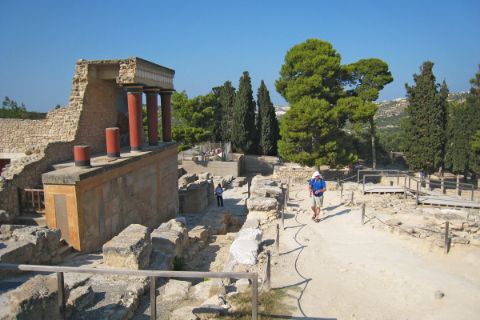 Besichtigung des antiken Knossos
