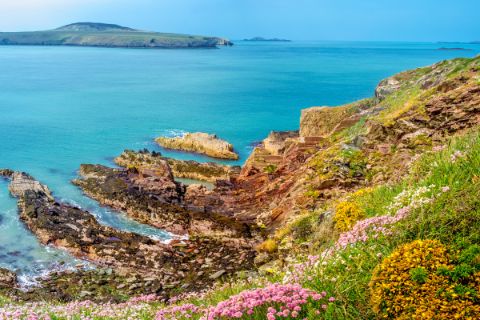 Picturesque coast of Cornwall