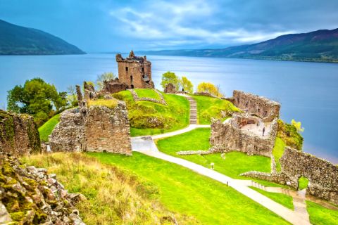 View of the mystical Urquhart Castle