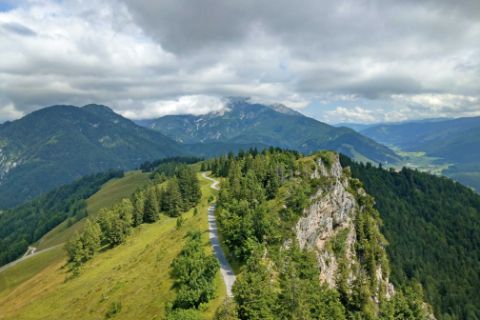 Kitzbuehel Jakobskreuz Buchensteinwand panorama