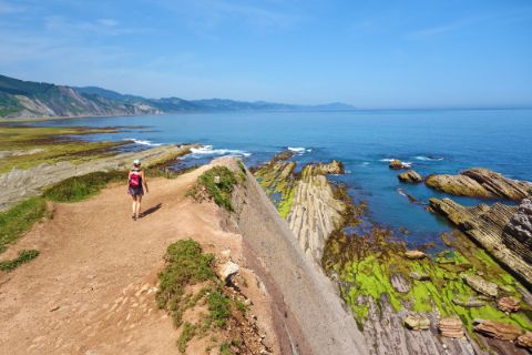 Coastal path in the Basque Country