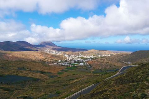 Valley of the 1000 palm trees in Lanzarote