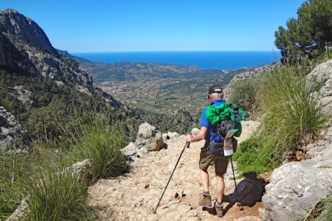 Mountain walking at Biniaraix on Mallorca