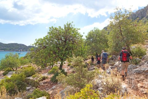 Hiking along the Lycian path