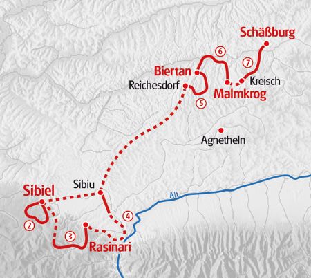 Hiking map Siebenbürgen