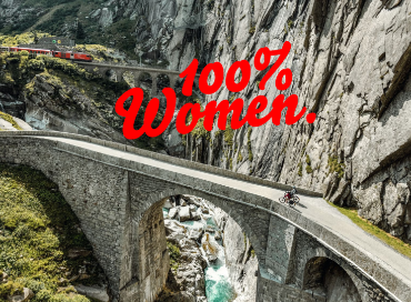 100 % Women Challenge in der Schöllenenschlucht. Veloferien mit Eurotrek.