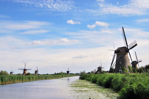 The windmills of Kinderdijk, UNESCO World Heritage