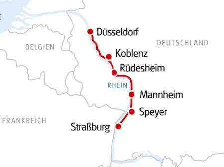 Silvesterkreuzfahrt auf dem Rhein