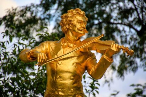Johann Strauss Statue, Wien