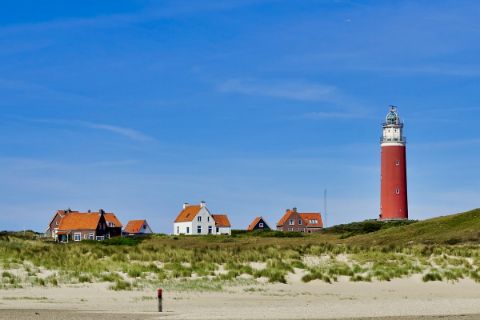 Leuchtturm auf der Insel Texel
