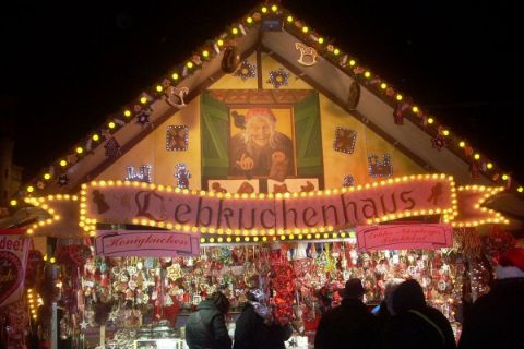 Lebkuchenhaus, Weihnachtsmarkt