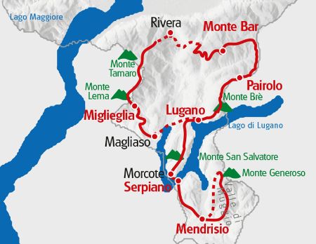Sentiero Lago di Lugano 2024
